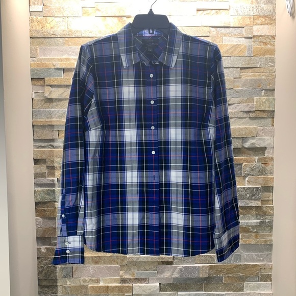 J. Crew Plaid Relaxed Shirt - Picture 3 of 6